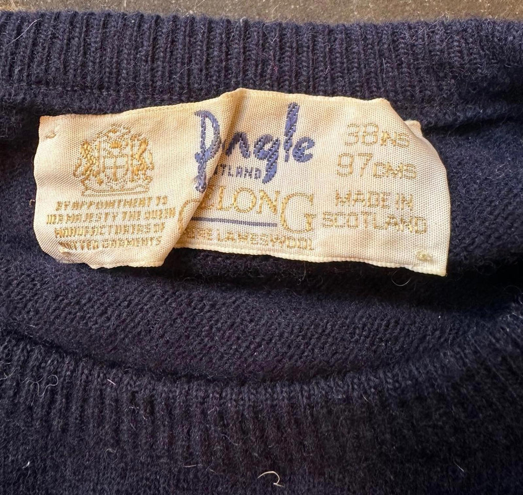 Vintage Pringle Geelong Wool Sweater XS-S Scotland