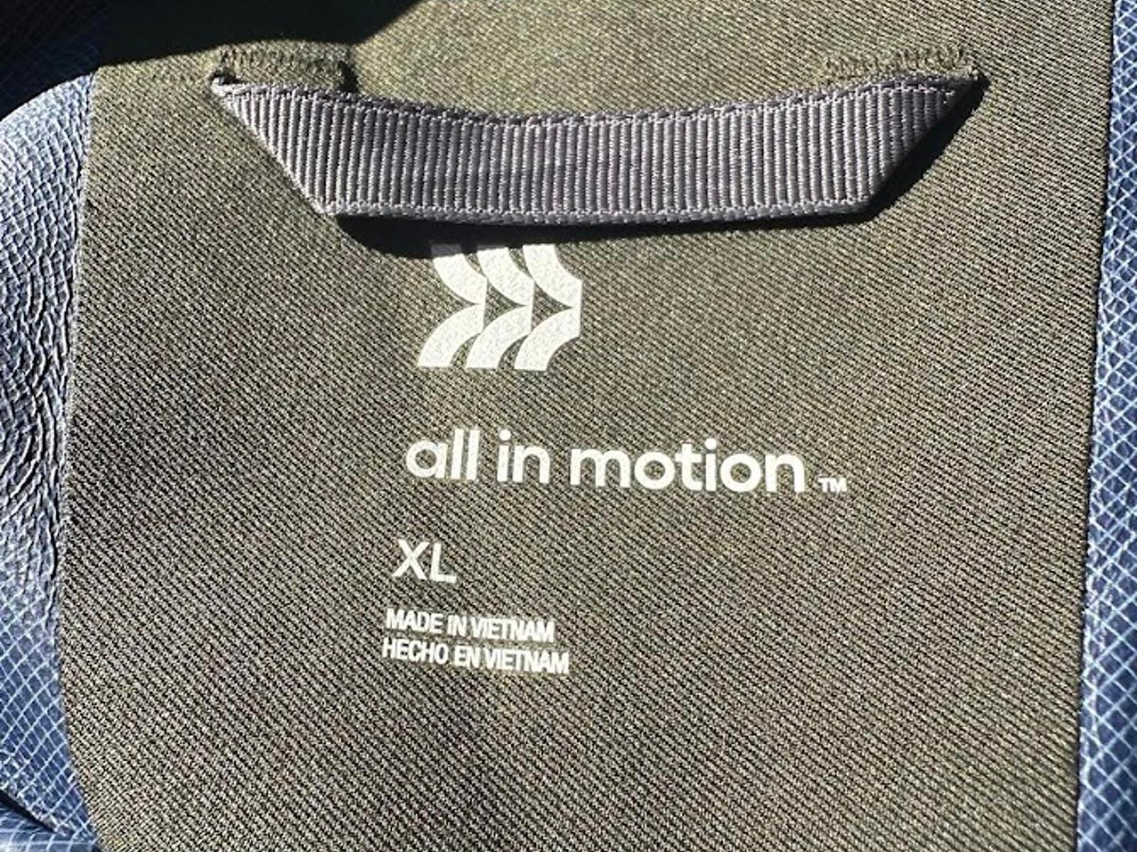 All In Motion Olive Hooded Rain Jacket XL