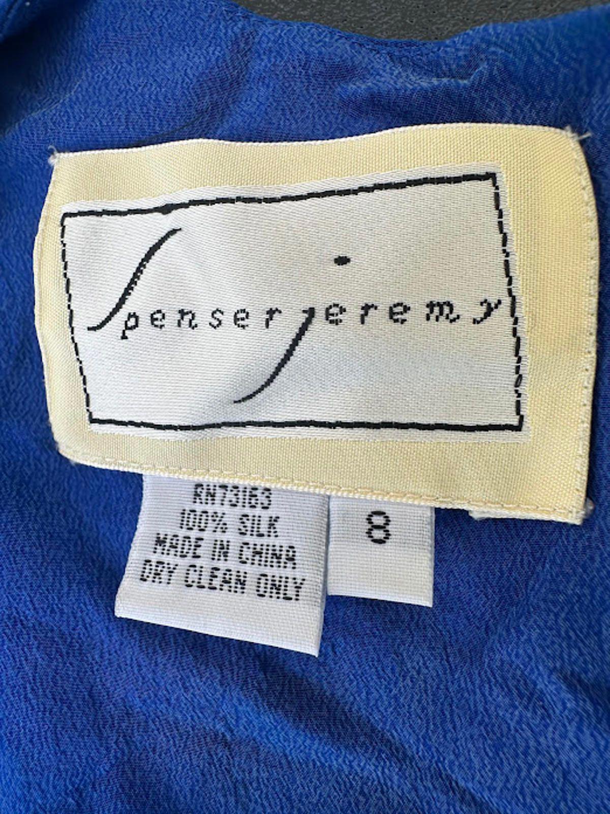 Spenser Jeremy Silk Blue Dress Size 8