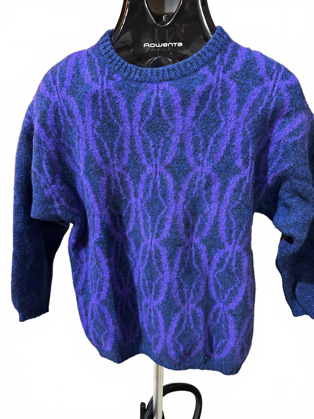 Vintage Benetton Shetland Wool Sweater 1980s Italy