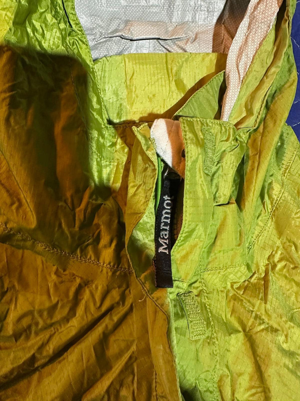 Marmot PreCip Lime Rain Jacket — Women’s Large