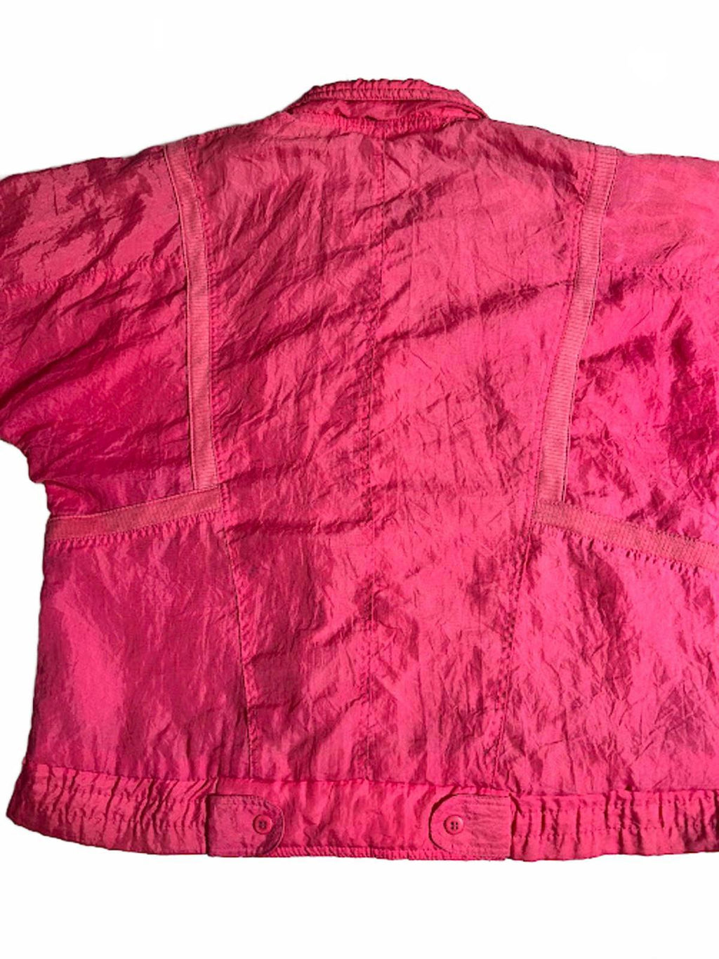 Vintage Crosswinds Pink Windbreaker Retro Logo Jacket L