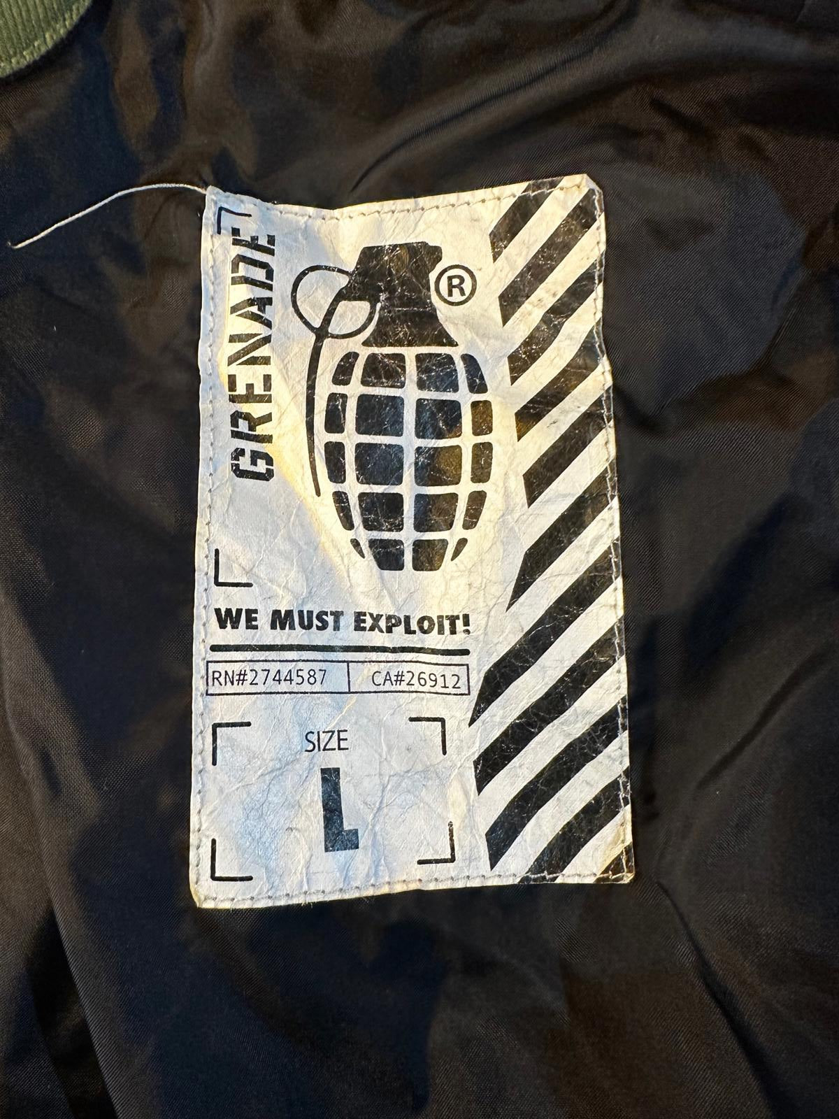 Grenade Camo Snowboard Jacket Size L