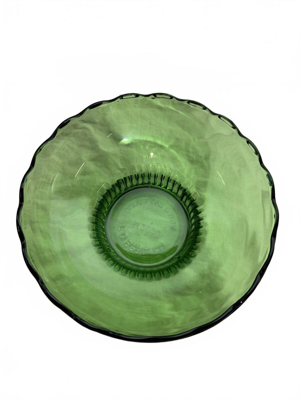 Vintage E.O. Brody Green Glass Bowl M2000