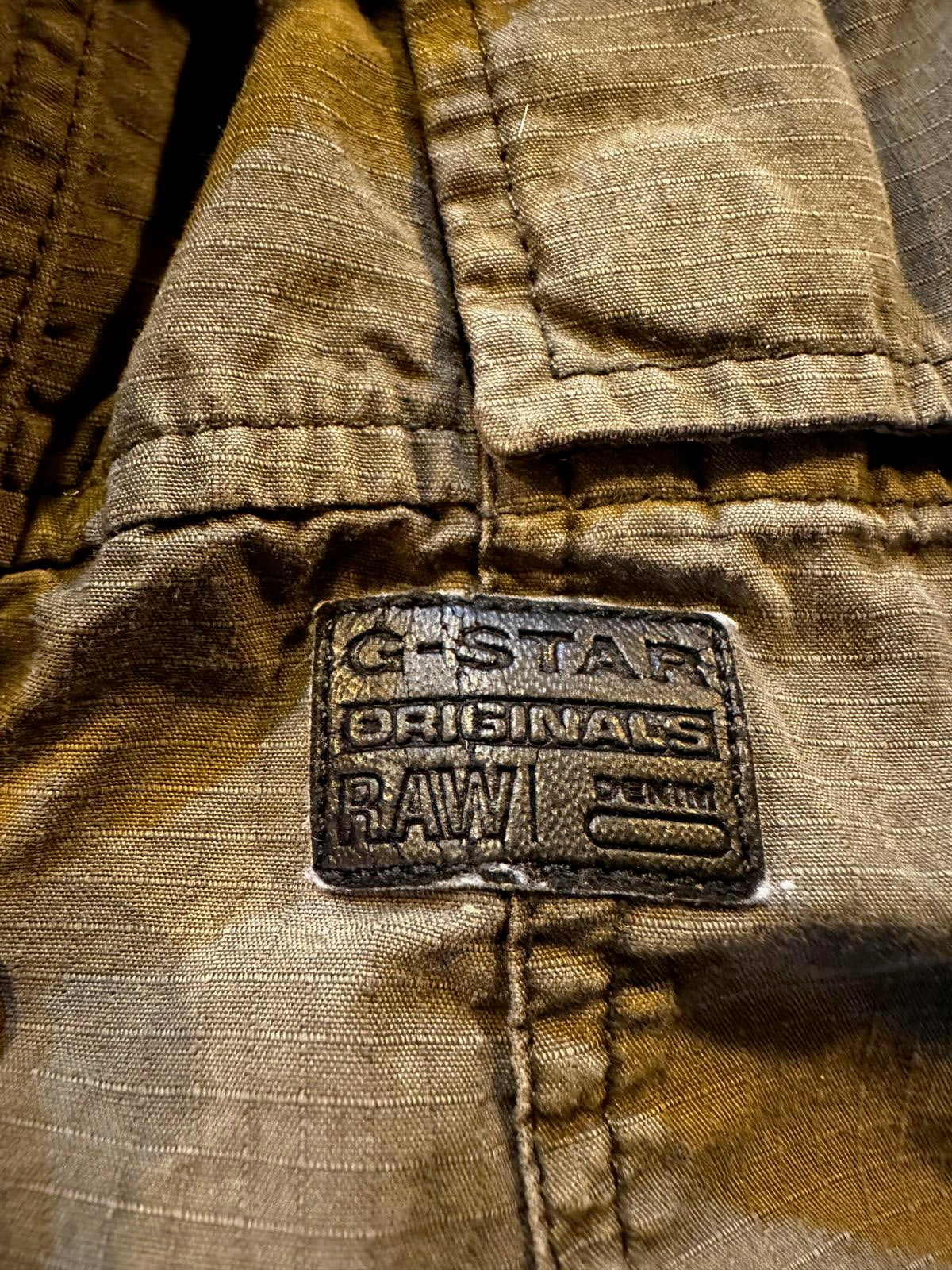 G-Star RAW Cargo Line Ripstop Military Utility Jacket