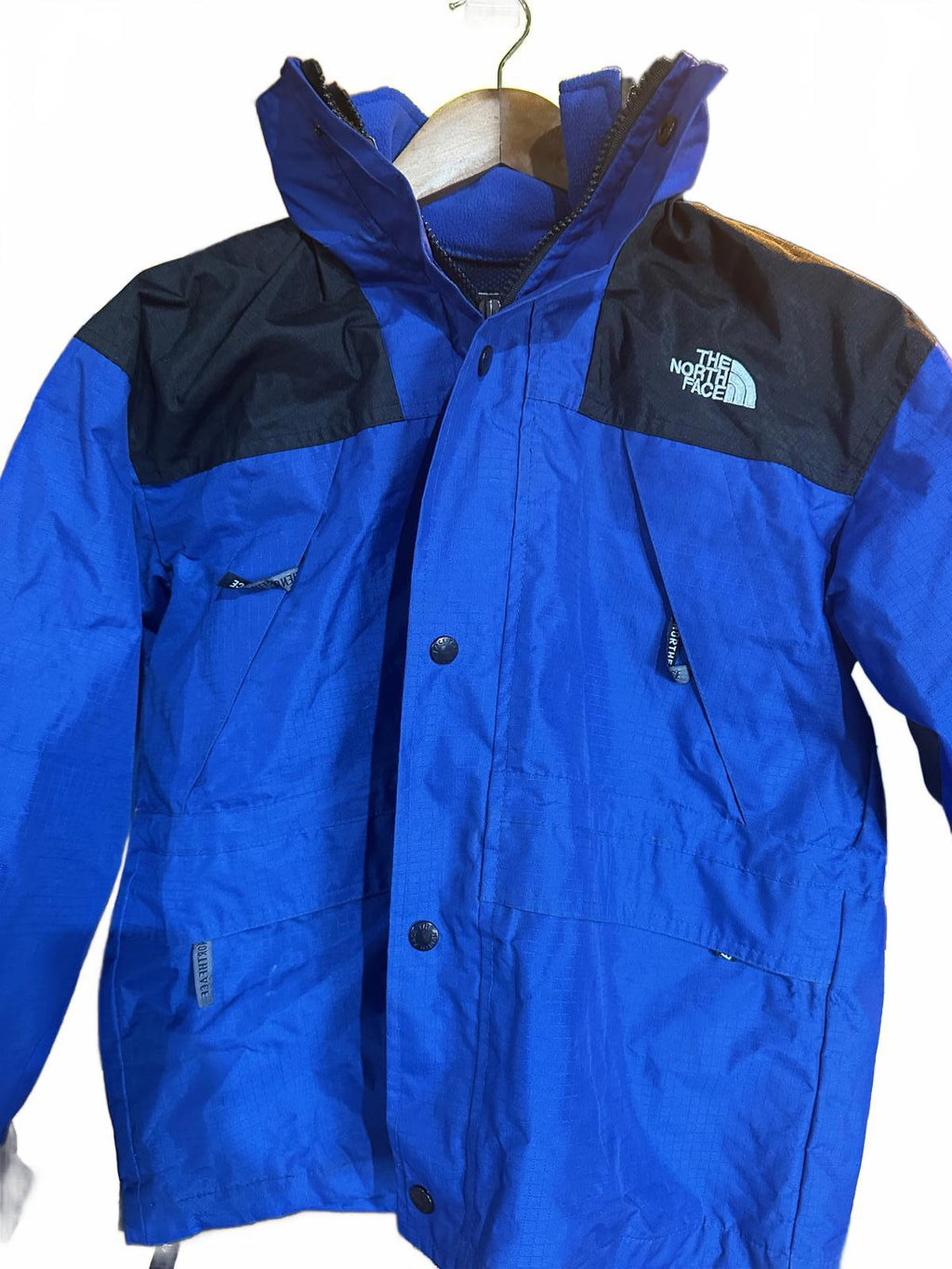 The North Face Summit Series Youth Gore-Tex Jacket – Large – Blue/Black