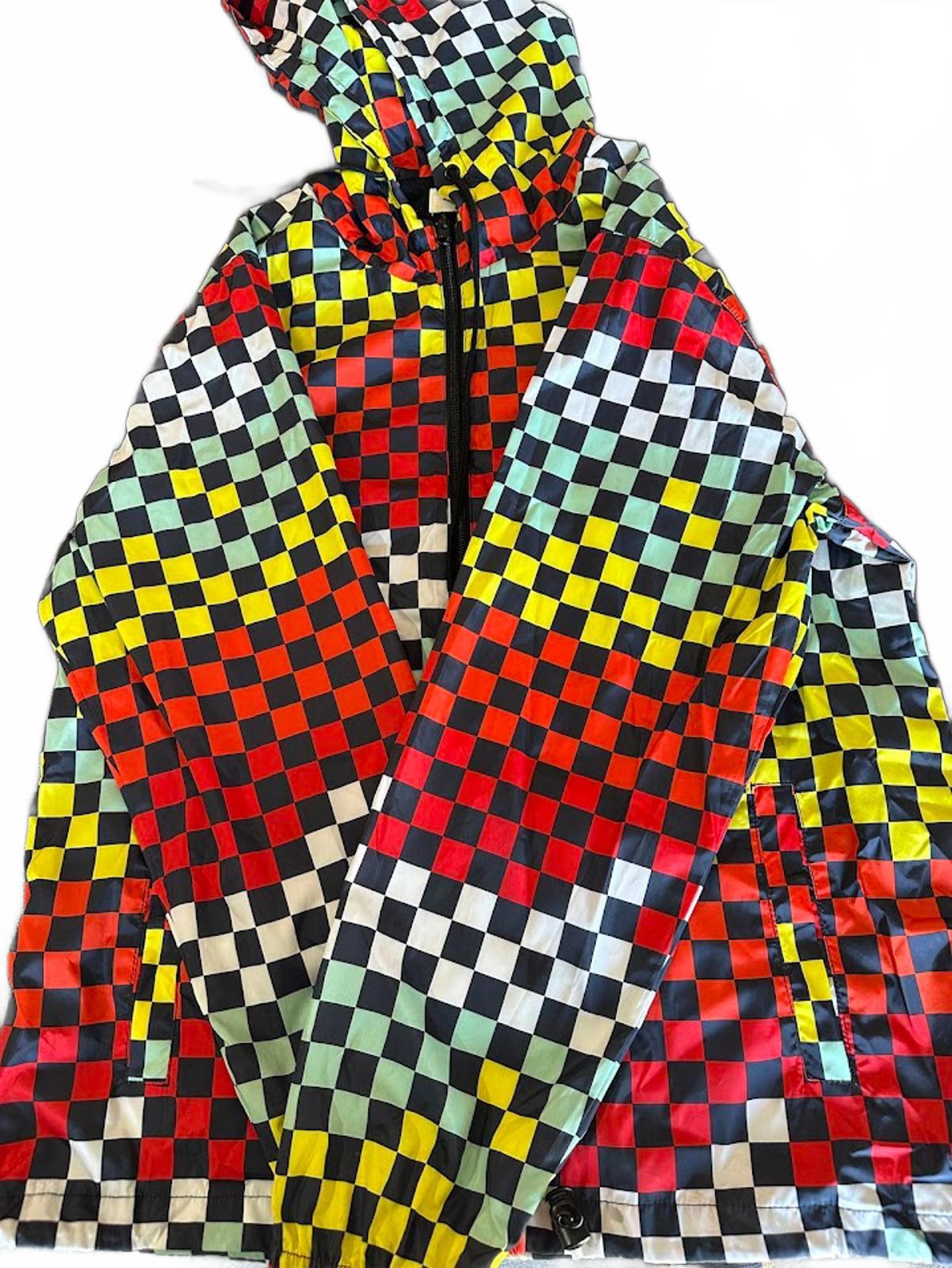 Twain Checkerboard Hooded Jacket Made USA