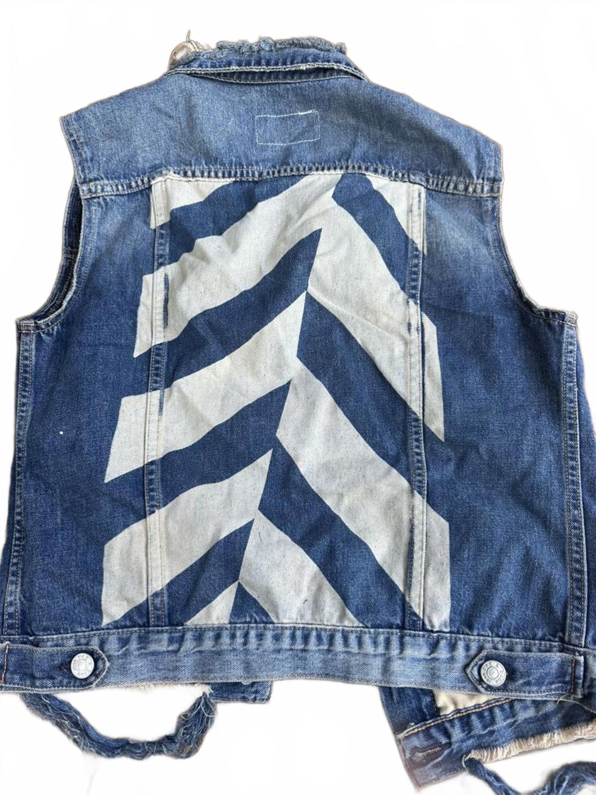Rag & Bone/JEAN “El Capitan” Distressed Denim Vest – Size M