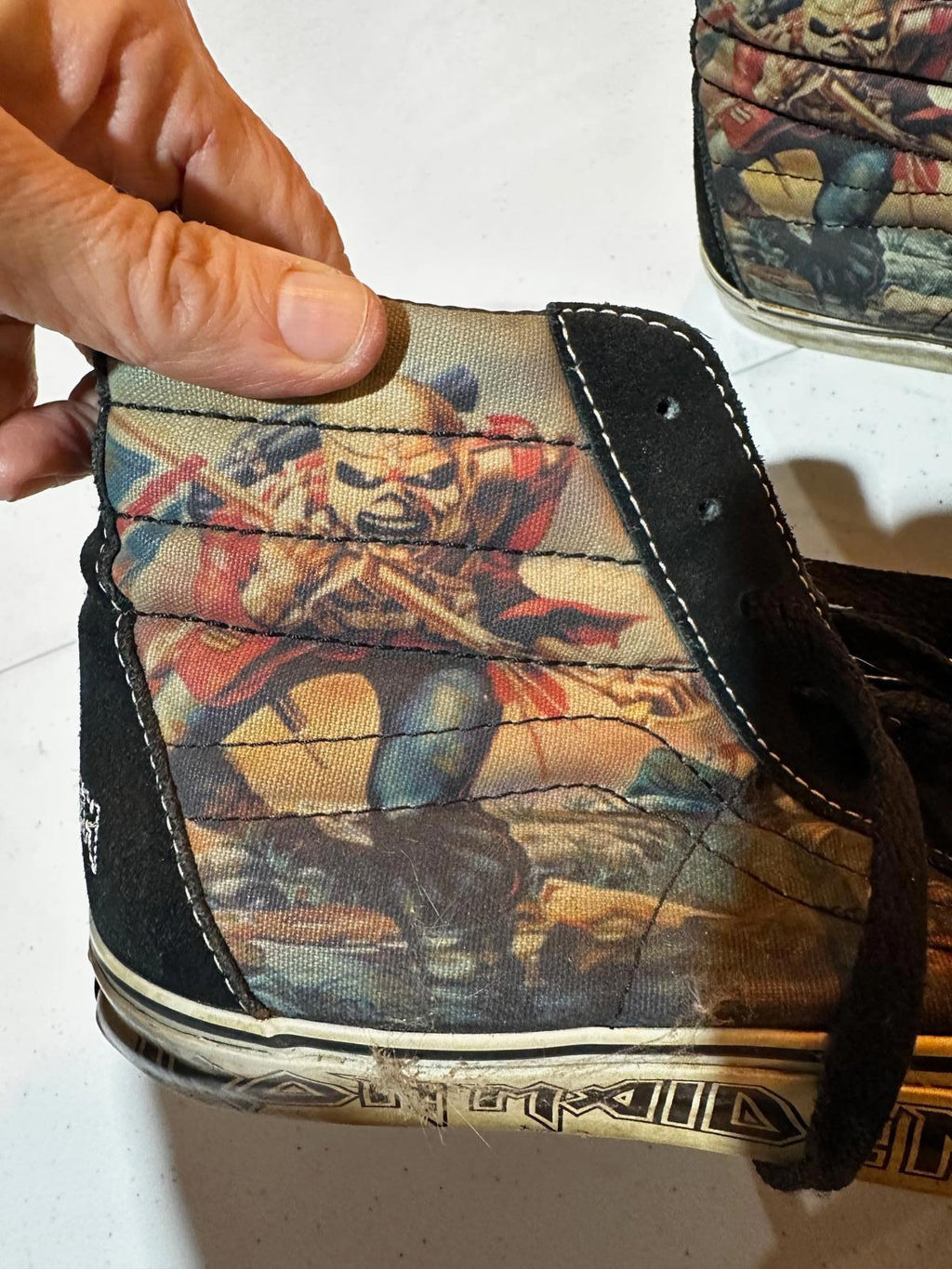 Vans x Iron Maiden Sk8-Hi High Top Sneakers Men 7 / W 8.5
