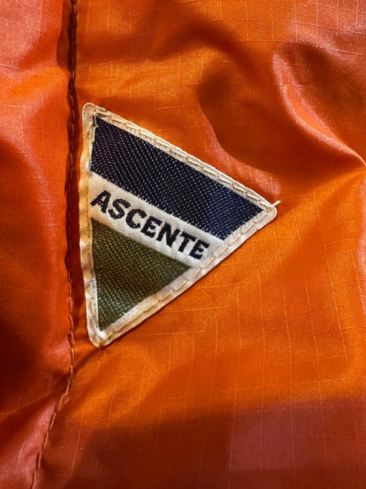 Vintage ASCENTE Orange Down Puffer Jacket M