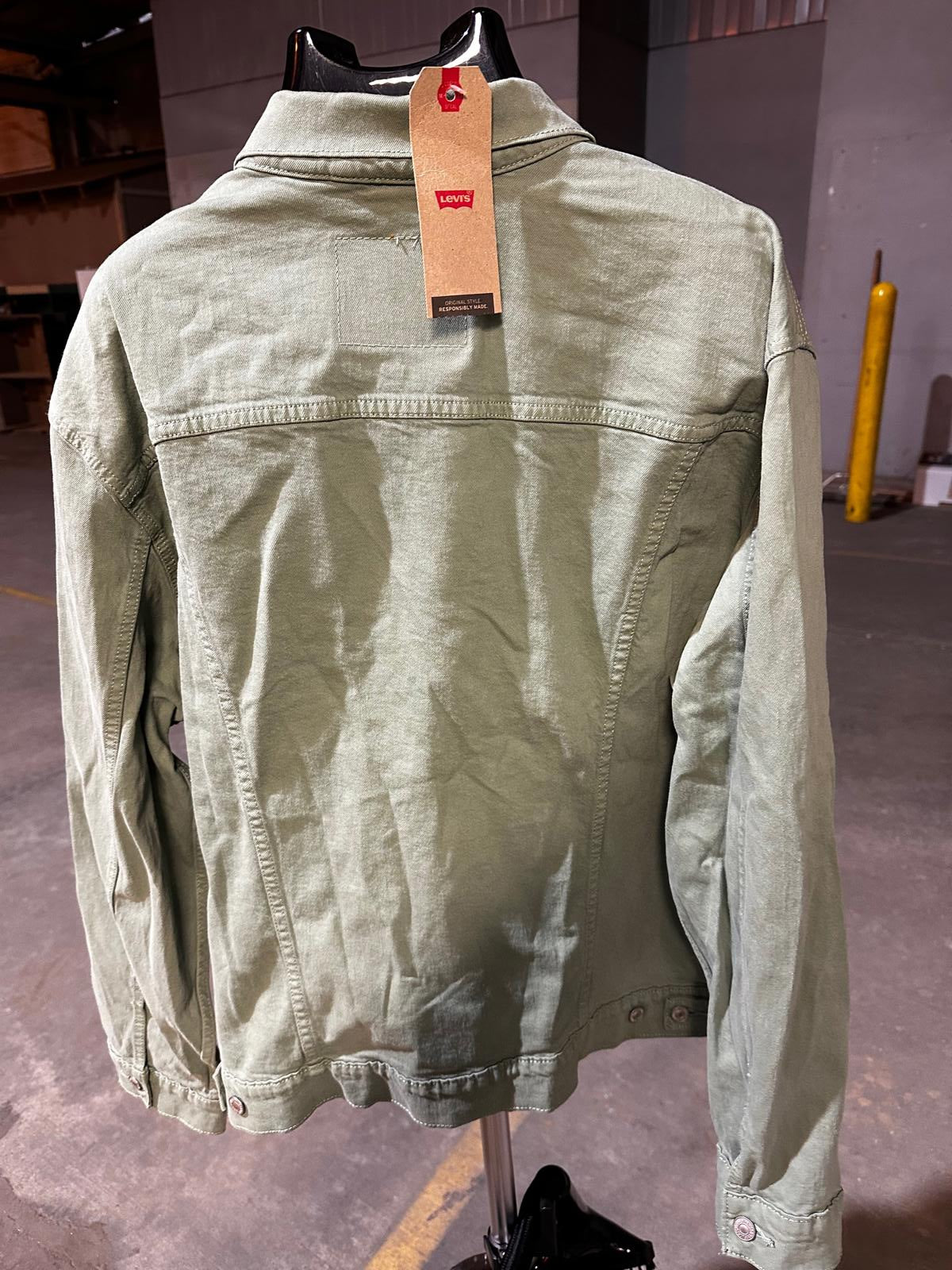 Levi’s Men’s XX Trucker Jacket – Sage Green, Size XXL