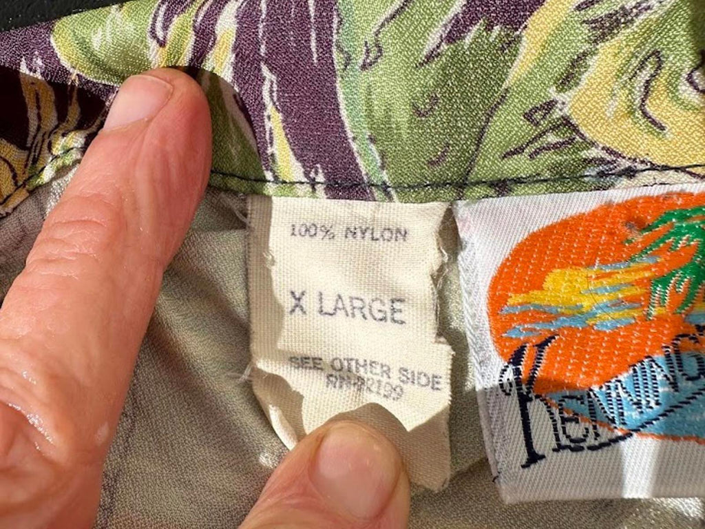 Vintage Kennington Hawaiian Shirt XL Tiki Print