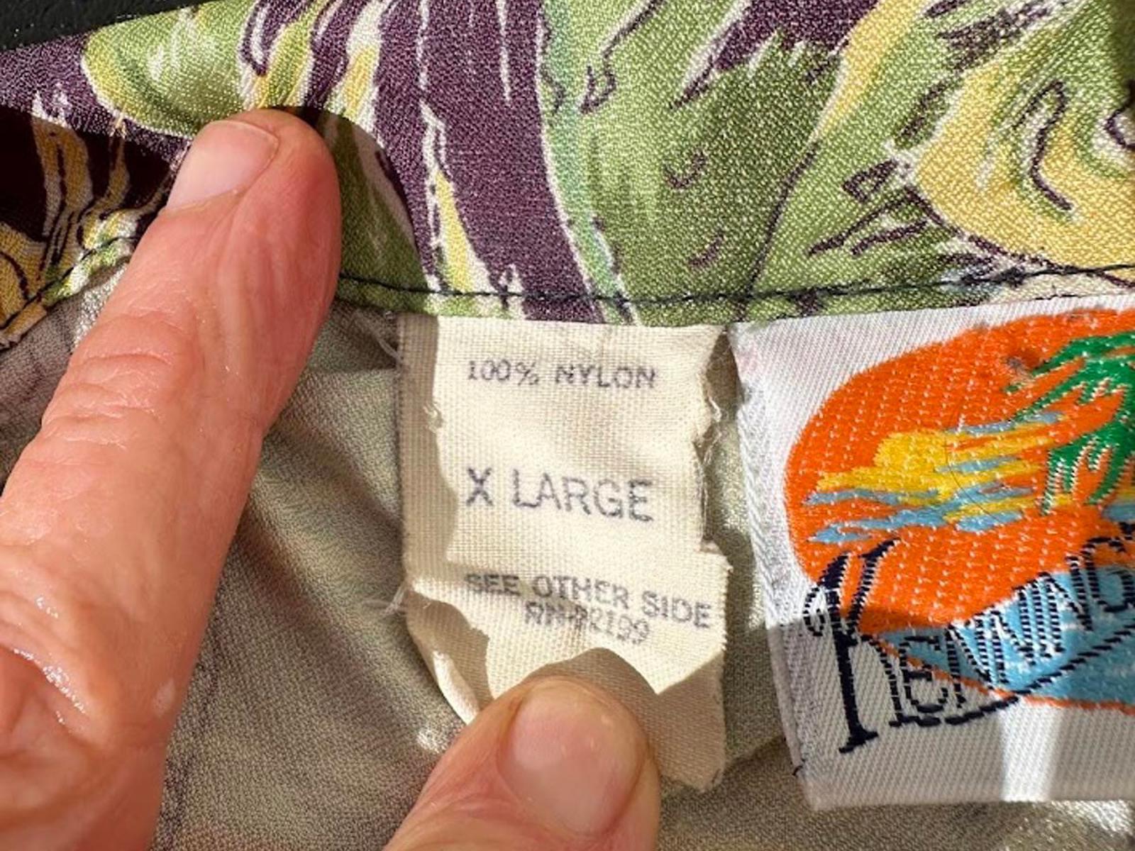 Vintage Kennington Hawaiian Shirt XL Tiki Print
