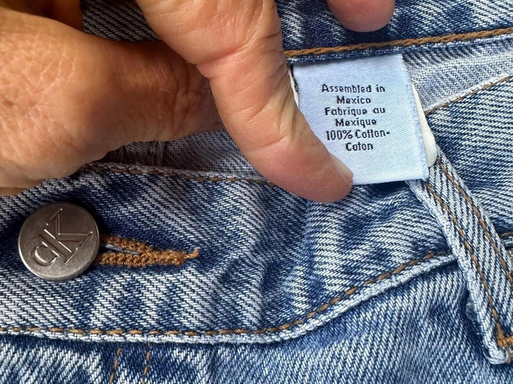 Vintage Calvin Klein Jeans CK 38x30 – Made in Mexico – 100% Cotton