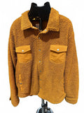 Goodfellow Sherpa Shirt Jacket XXL – Mustard