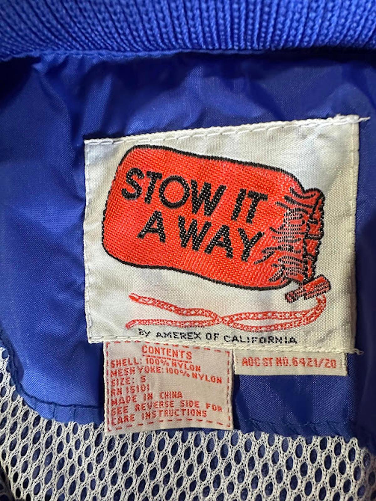 Vintage Stow It Away Nylon Packable Jacket
