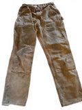 Vintage Carhartt B01 Brown Duck Work Pants 34×30