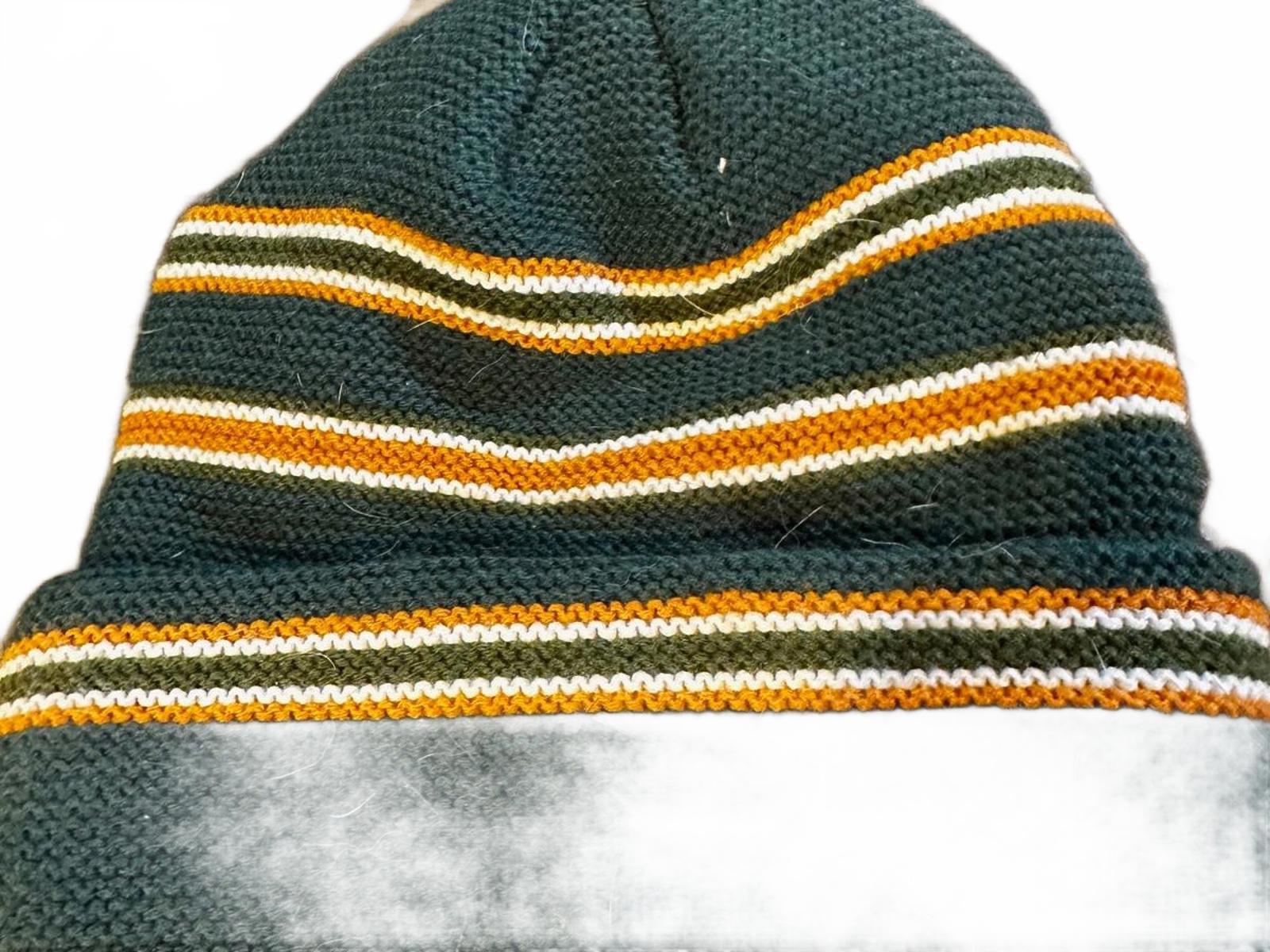Wacko Maria “Innocence” Knit Beanie Green Stripe