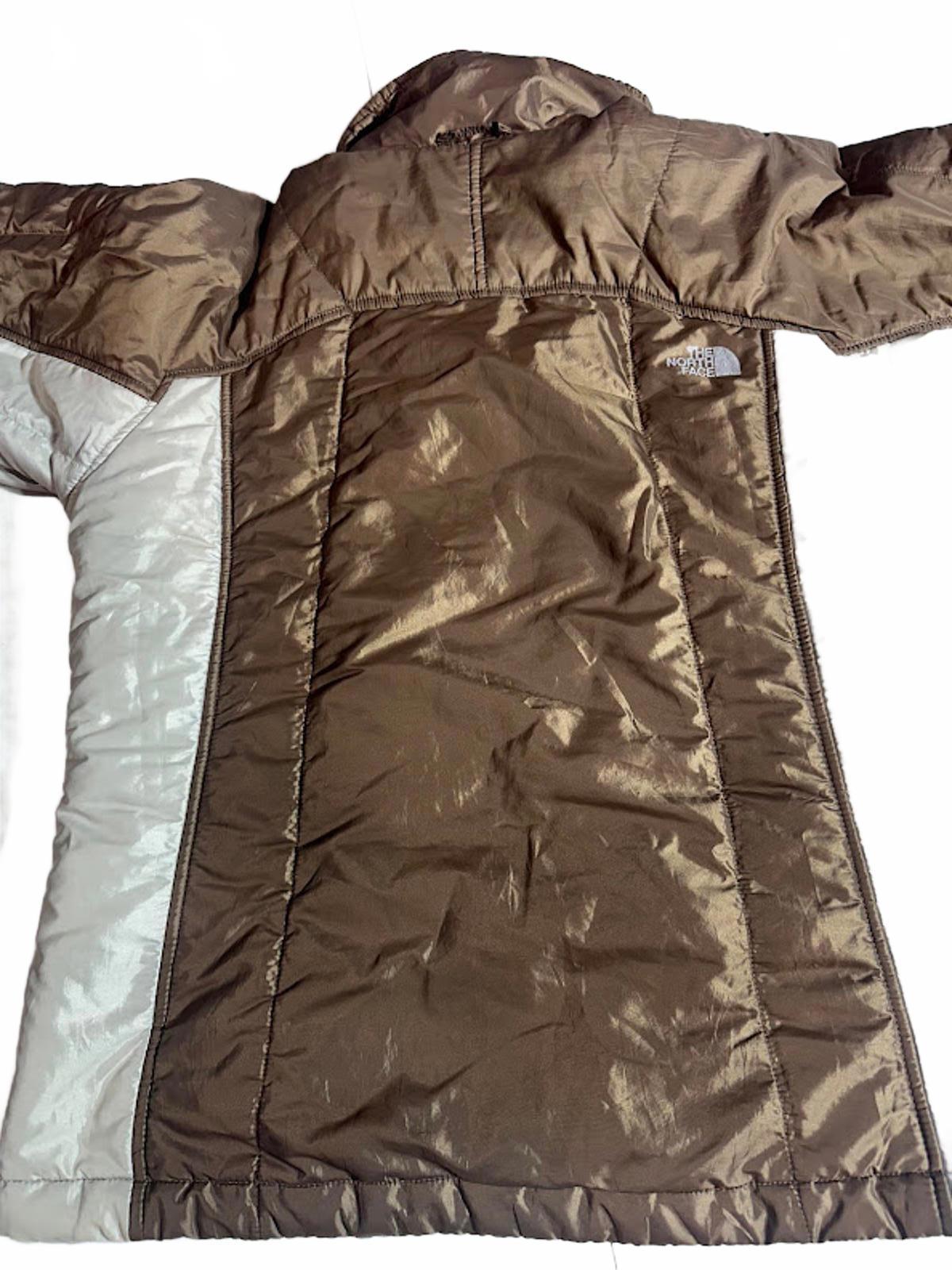 The North Face Y2K Brown Cream Puffer Jacket Women M