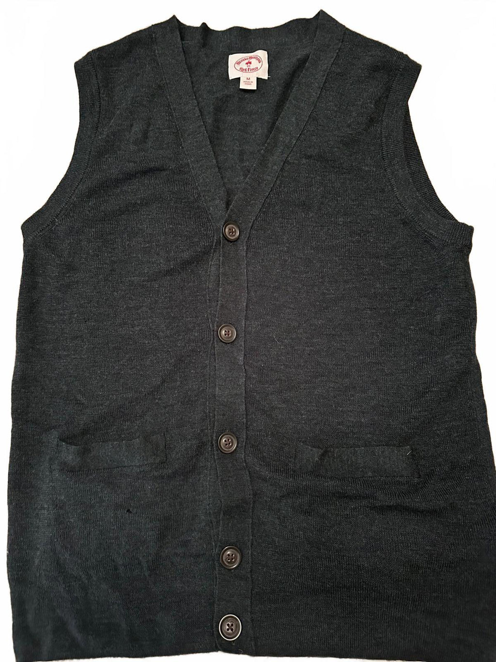 Brooks Brothers Red Fleece Merino Wool Vest M