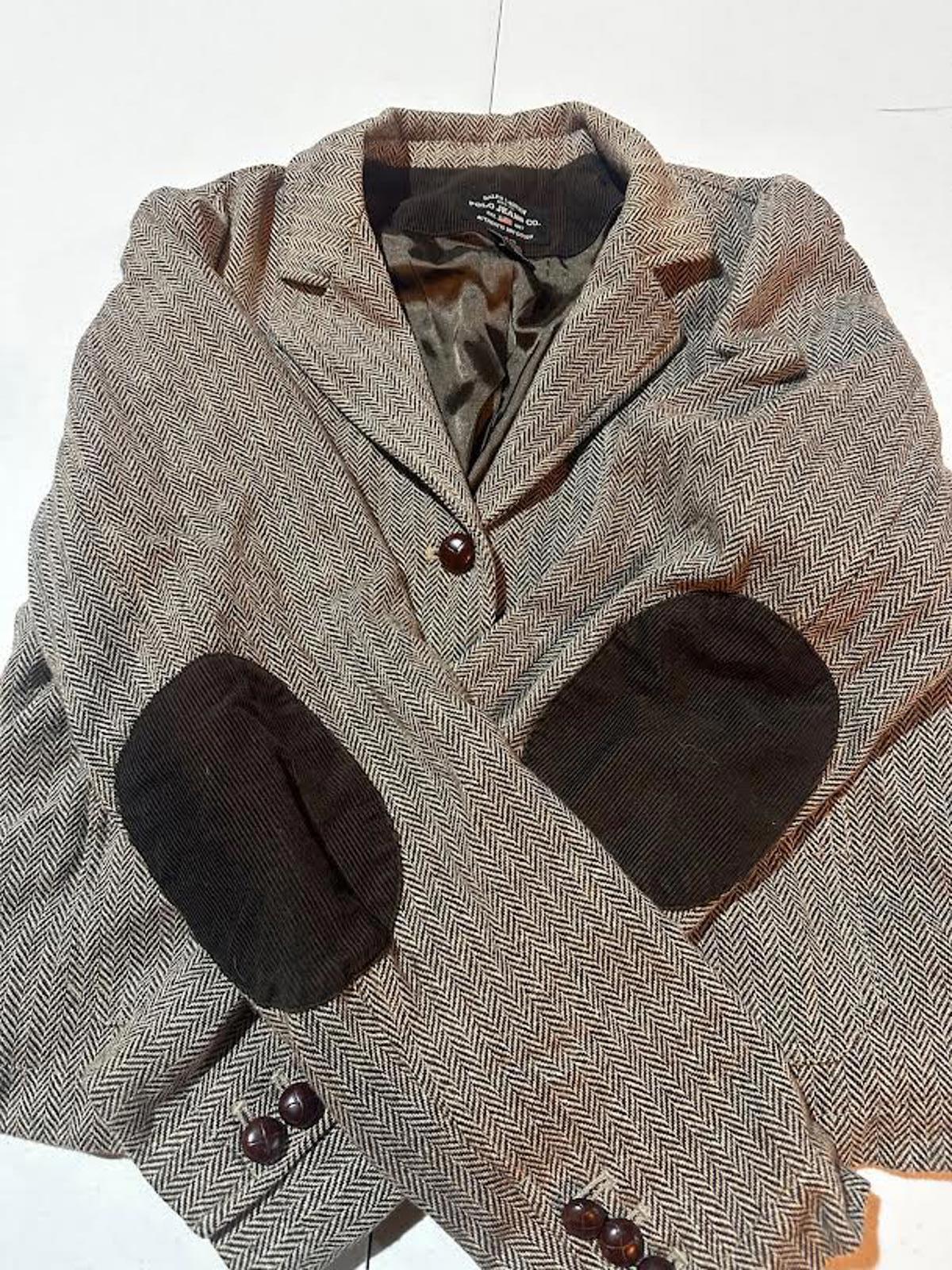 Polo Jeans Co Ralph Lauren Herringbone Tweed Jacket
