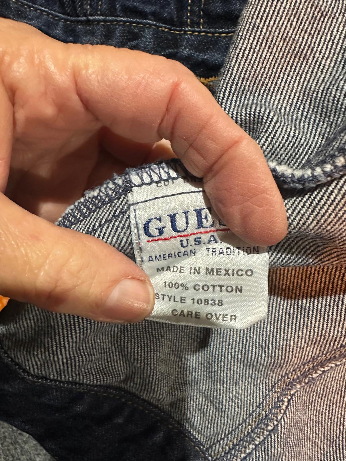 Vintage Guess USA Dark Denim Jacket Small