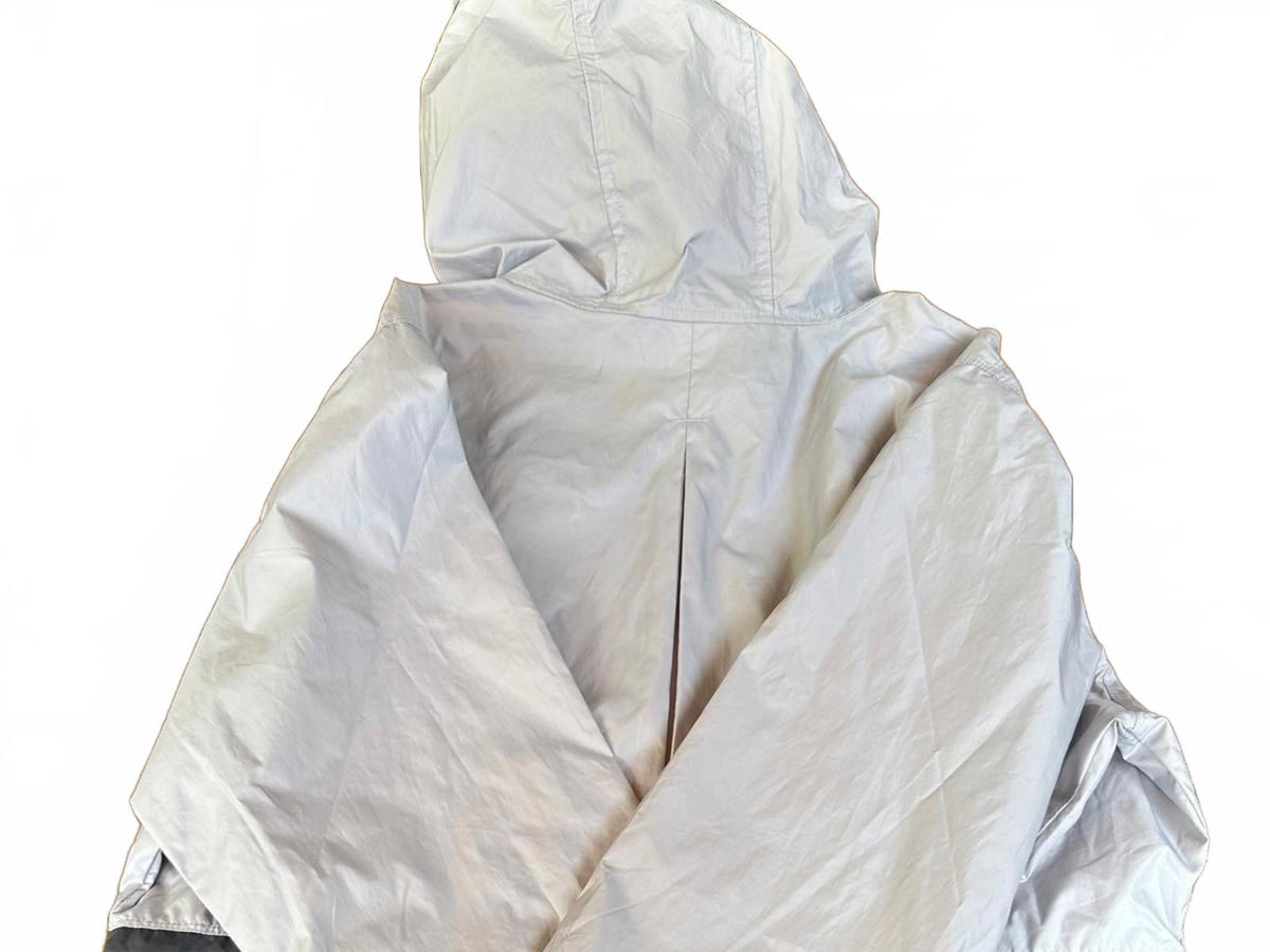 Columbia Two-Tone Gray Windbreaker Jacket Large