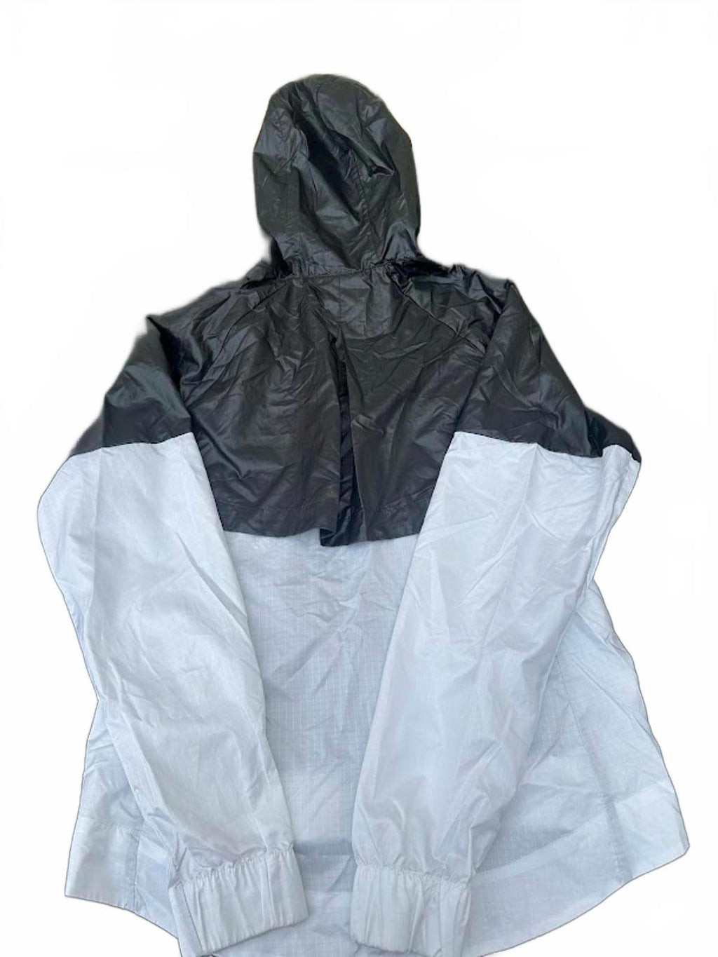 Nike Black White Hooded Windbreaker S