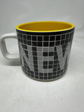 Starbucks “LOVE” Mosaic Tile Mug Yellow Interior 12 fl oz Ceramic 2010s Retired
