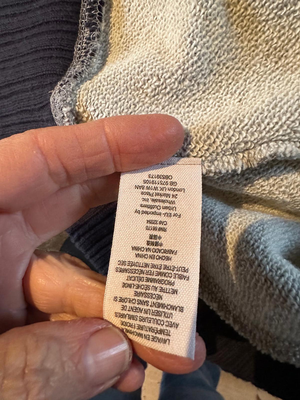 Free People Ninety Two Colorblock Hoodie S/M