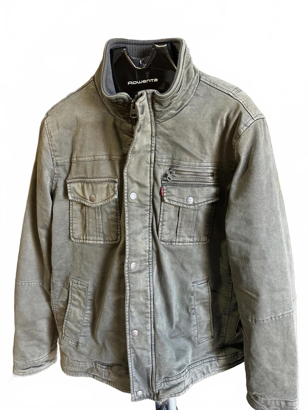 Levi’s Olive Green Quilted Utility Jacket L Men’s mechanic