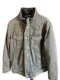 Levi’s Olive Green Quilted Utility Jacket L Men’s mechanic