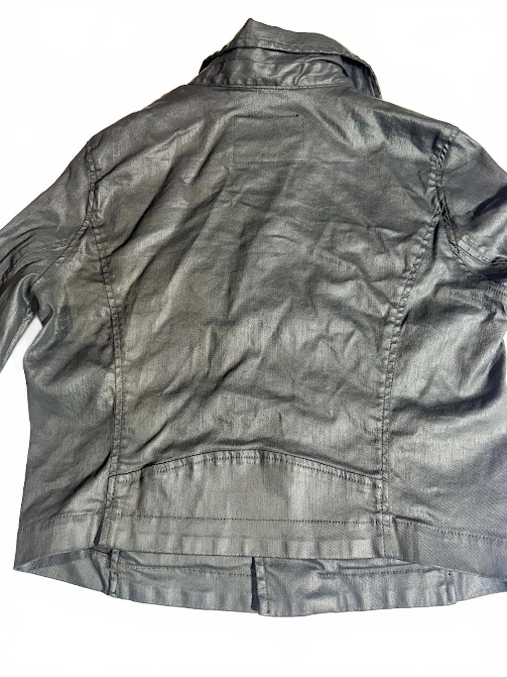 Adriano Goldschmied coated cotton biker-style jacket