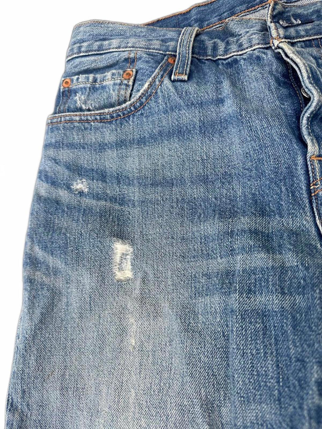 Levi’s 501 CT W26 Distressed Tapered Jeans
