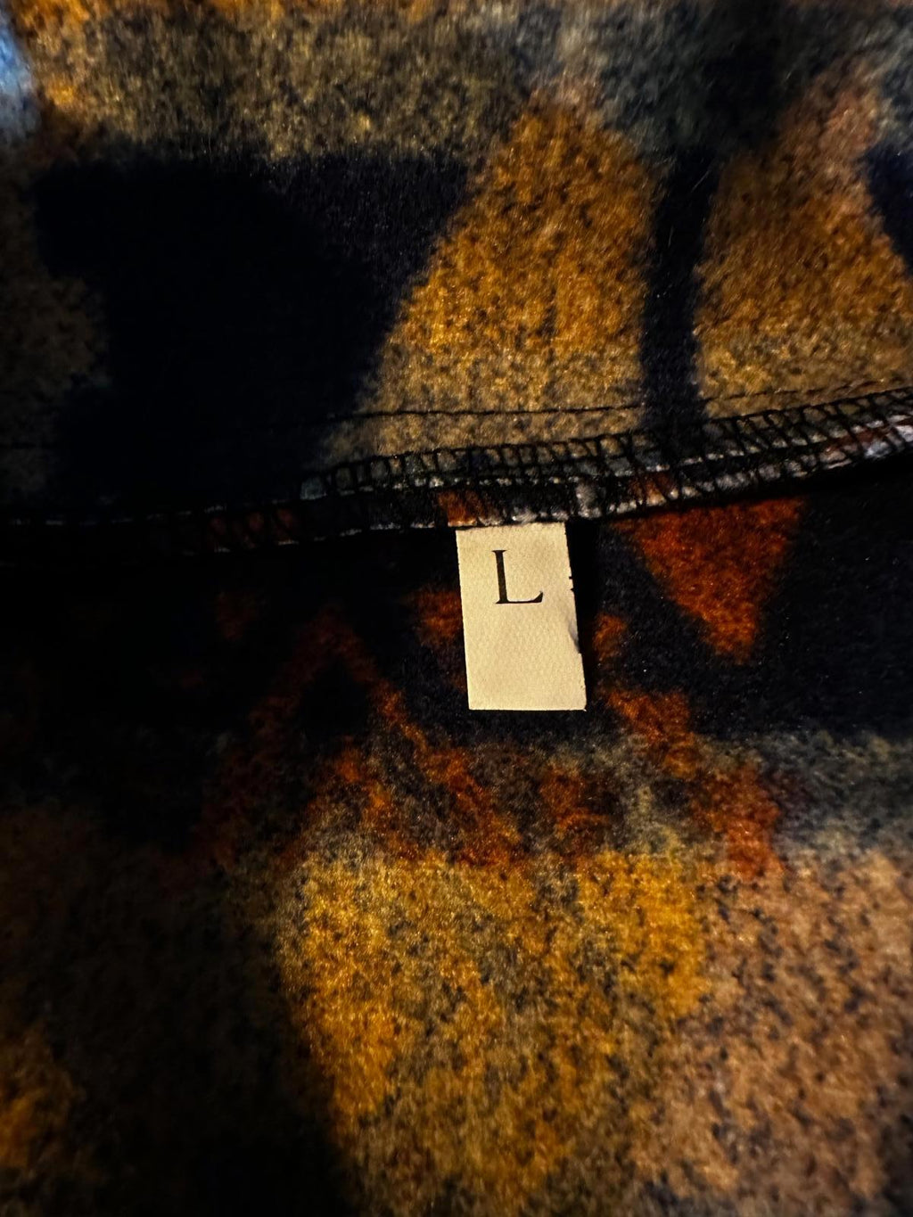 Southwestern Aztec Belted Coat Wool BlendJacket Size L – Pendleton Style 90s