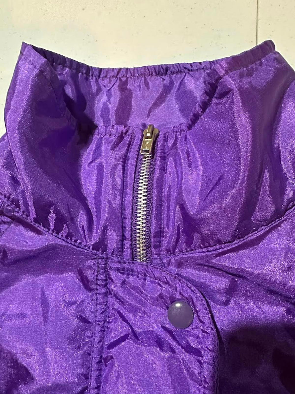 Vintage Electric Purple Windbreaker L