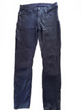 HELMUT by Helmut Lang Wax-Coated Black women's jeans