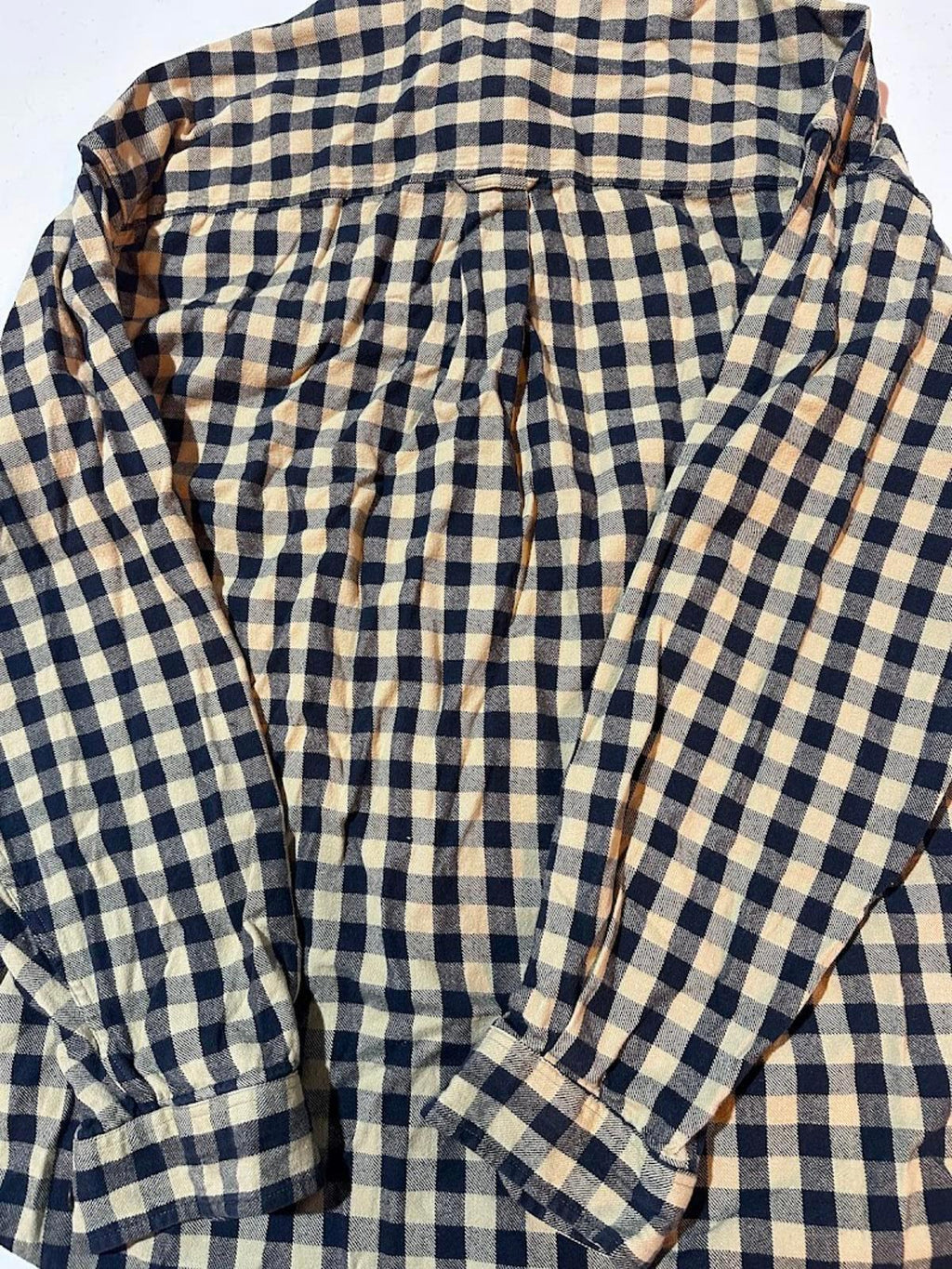 Men’s Structure Blue Original Outdoor Plaid Flannel XL