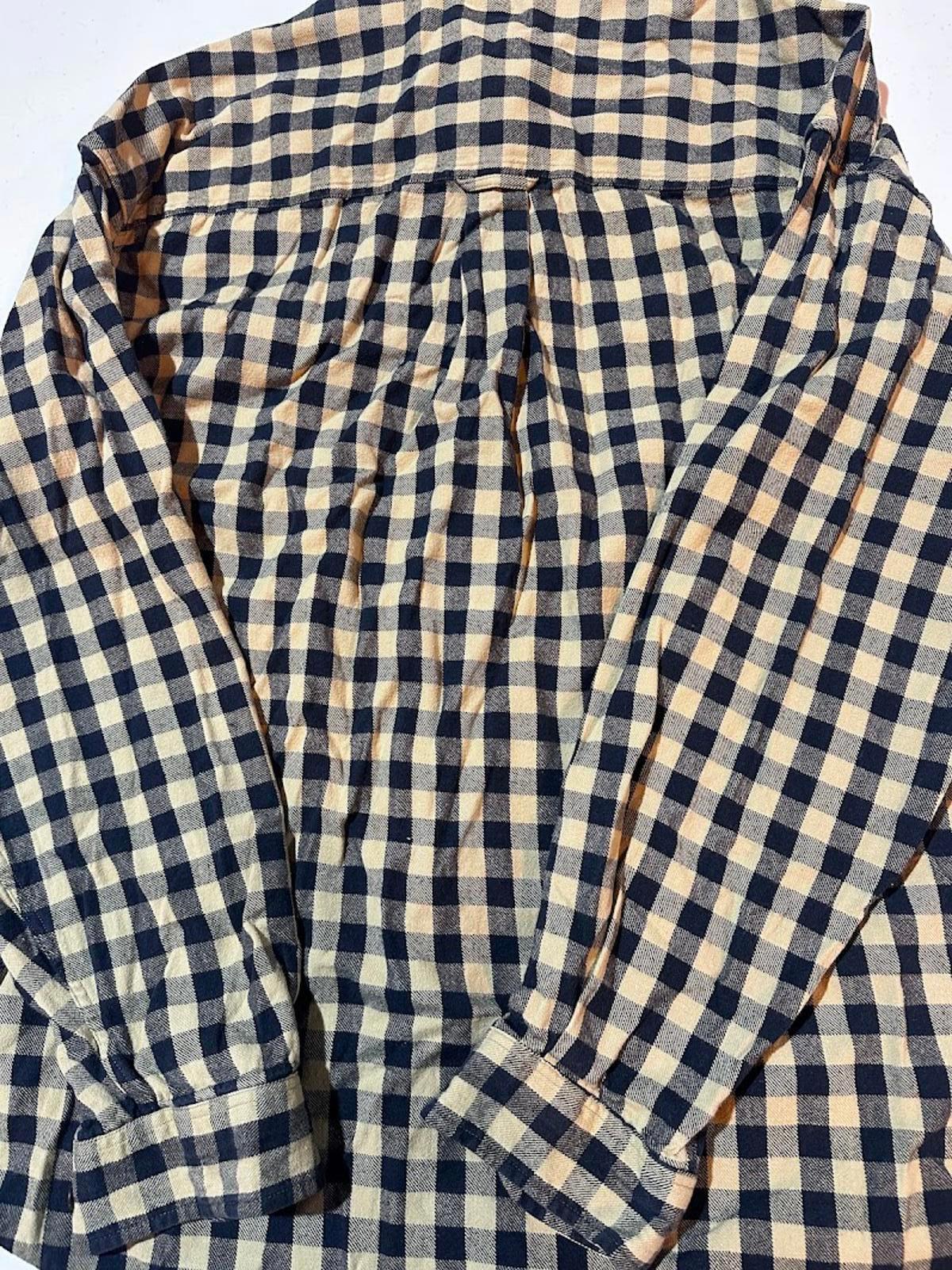Men’s Structure Blue Original Outdoor Plaid Flannel XL