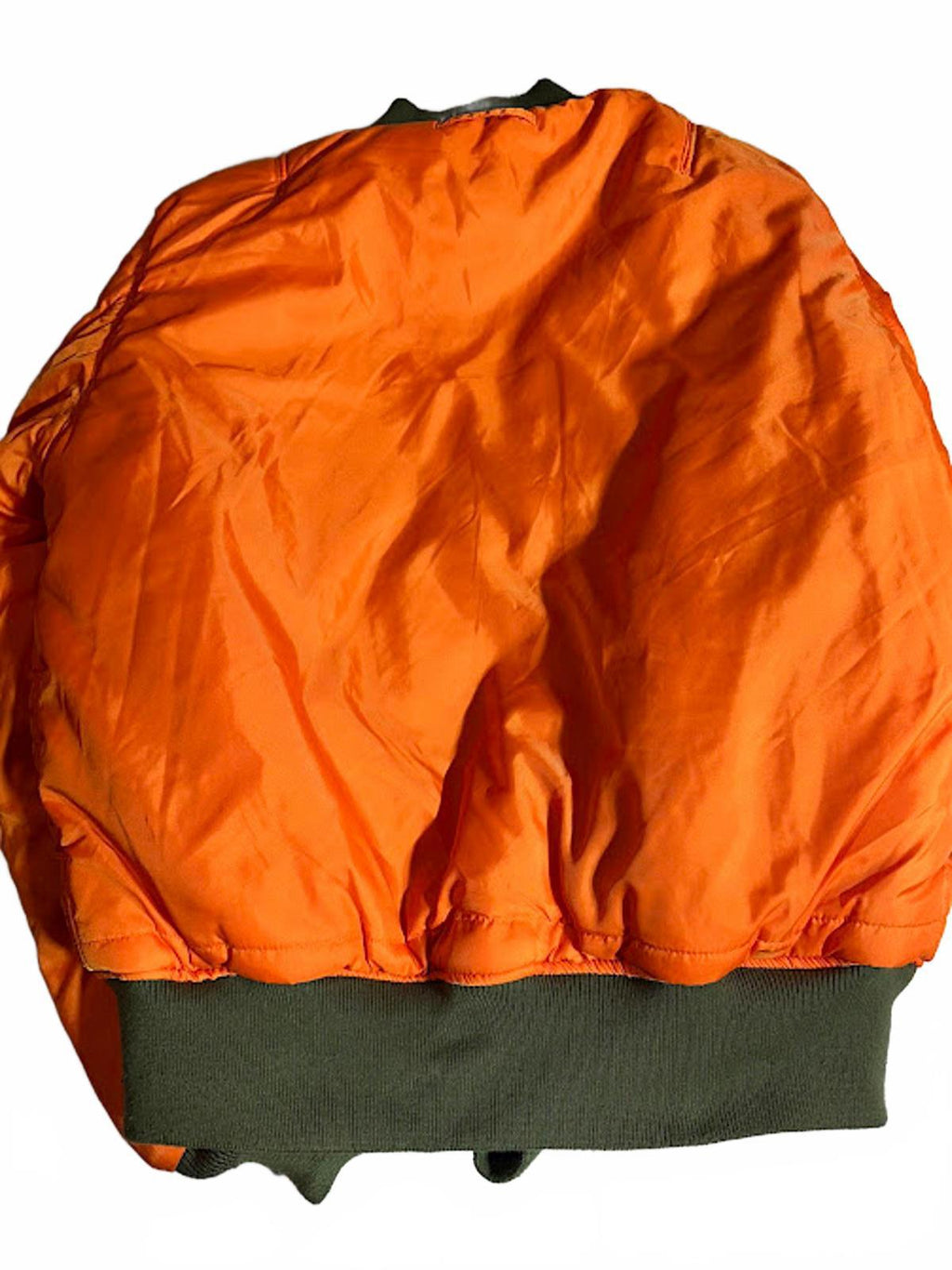 Alpha Industries Reversible MA-1 Bomber Jacket Olive/Orange