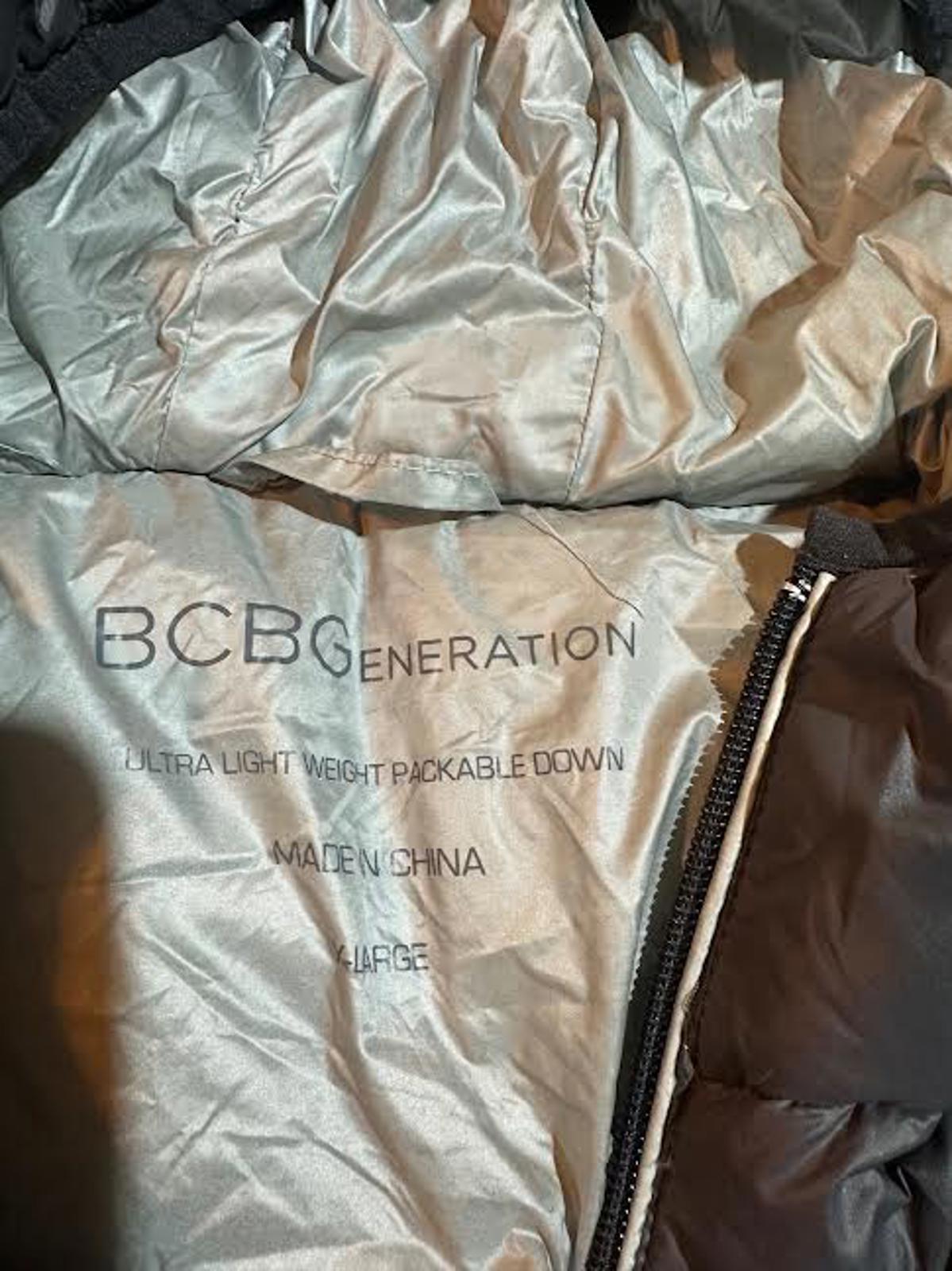 BCBGeneration Packable Down Puffer Jacket Hooded L