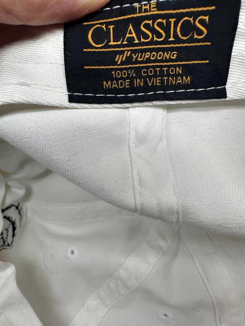 Gorilla Logo Dad Hat White Yupoong Strapback