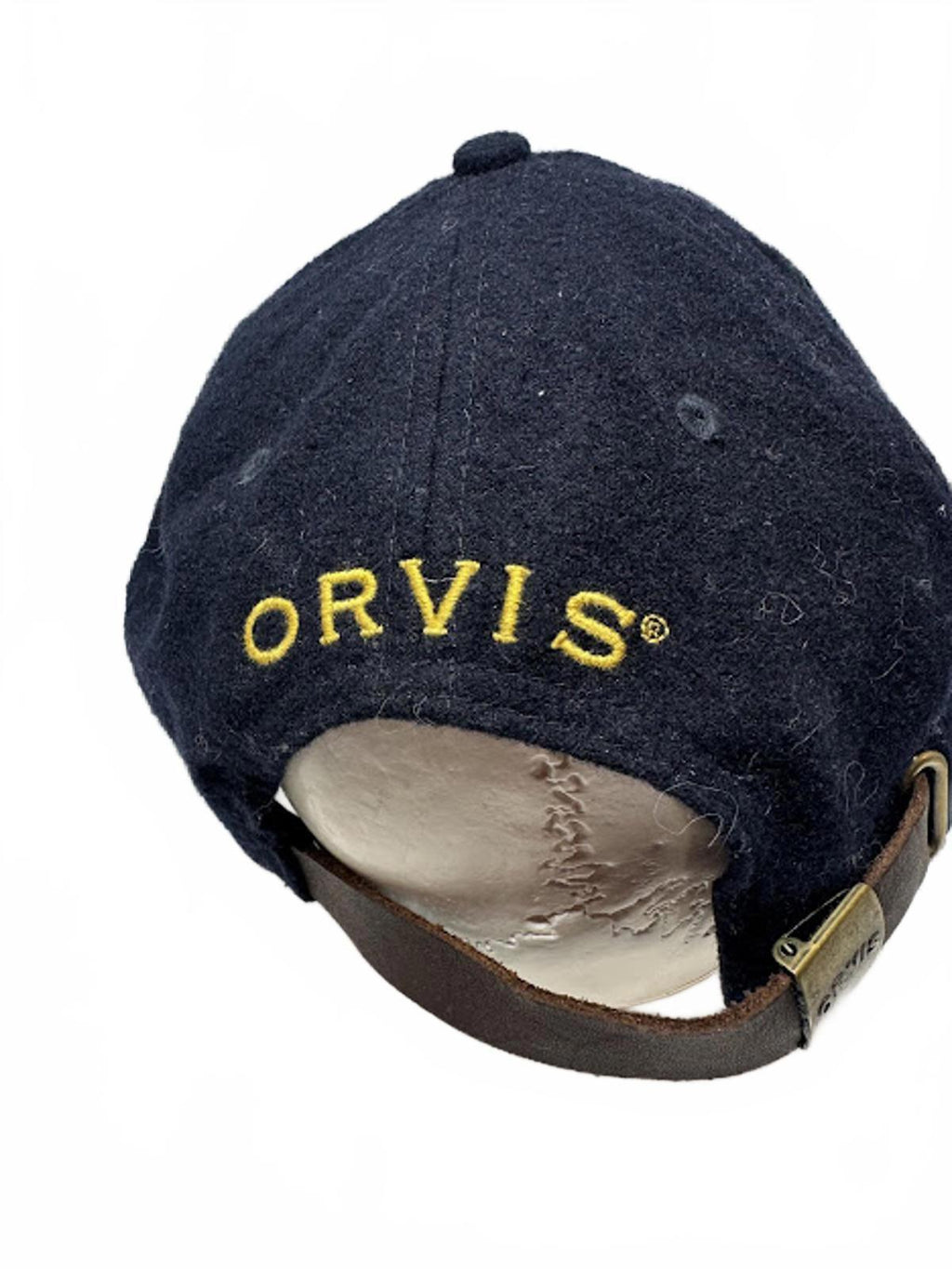 Orvis Wool Strapback Hat Fly Fishing Logo