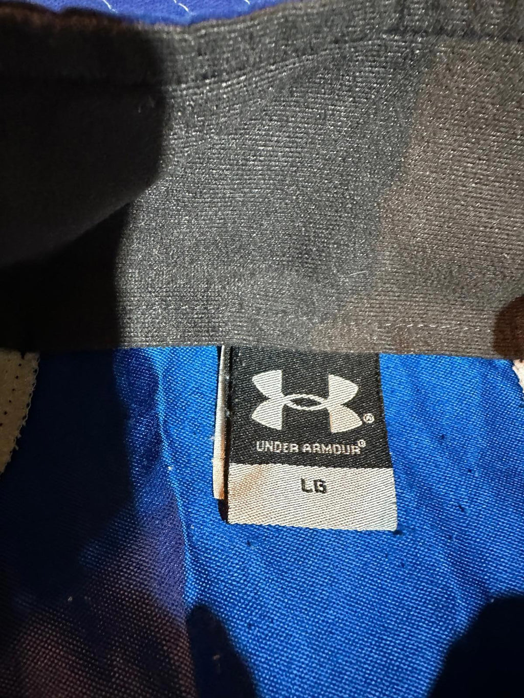 Under Armour Blue Windbreaker Jacket Men’s Large