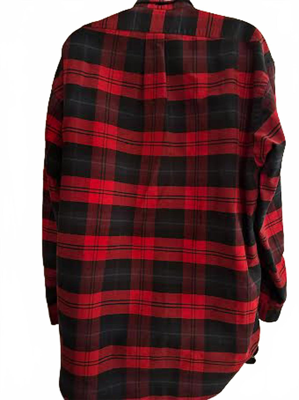Ralph Lauren Red Black Plaid Flannel Big Shirt Men’s M