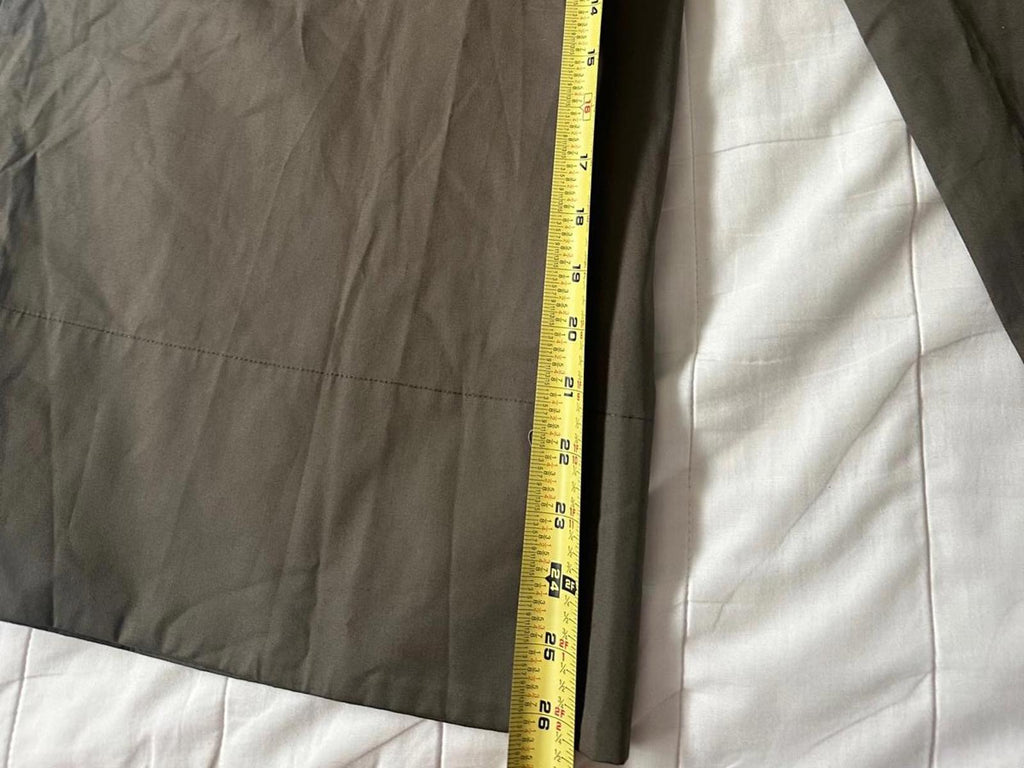 Prose & Poetry “Aiden” Wide-Leg Paper-Bag Pants – S - Olive