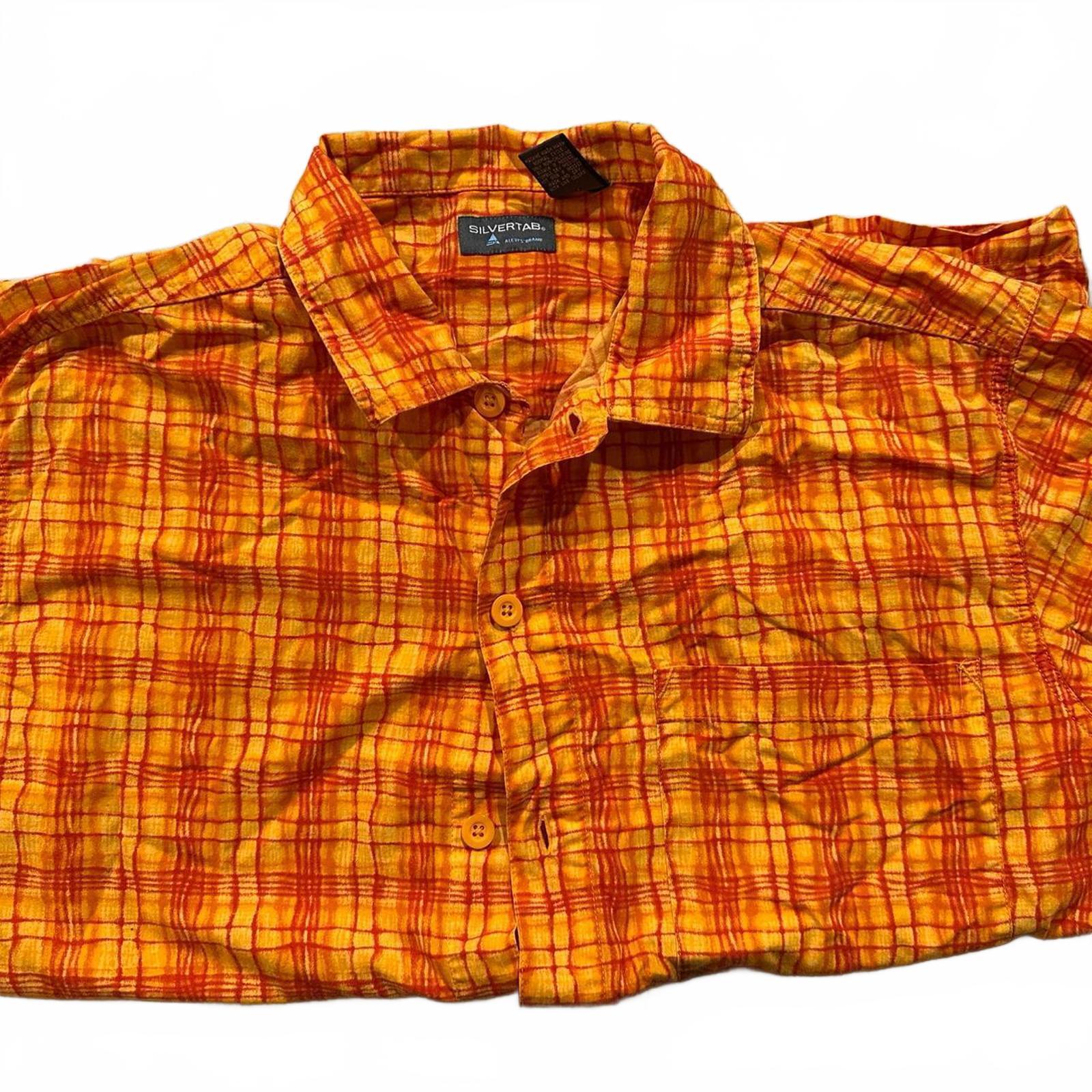 Levi’s Silvertab Orange Plaid Shirt