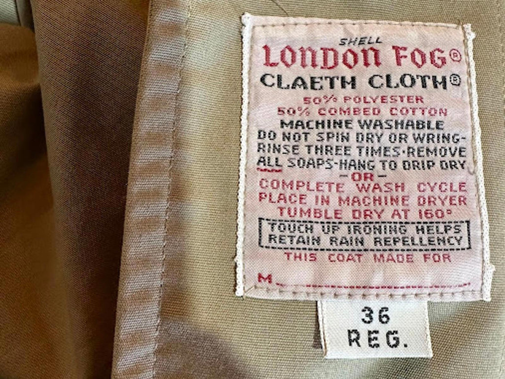 Vintage London Fog Maincoats Trench 36R