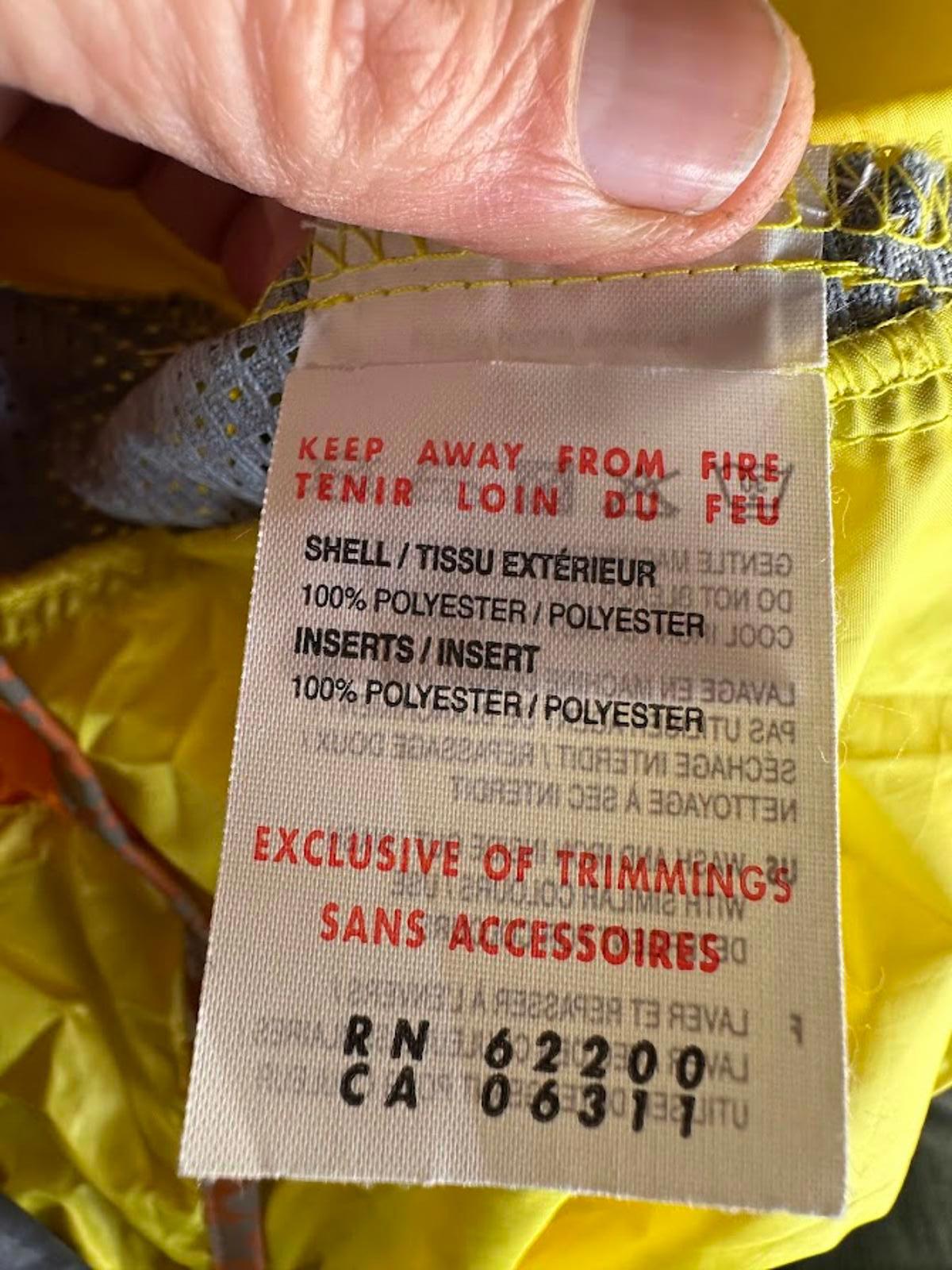 Puma Sport Lifestyle Yellow Gray Windbreaker L