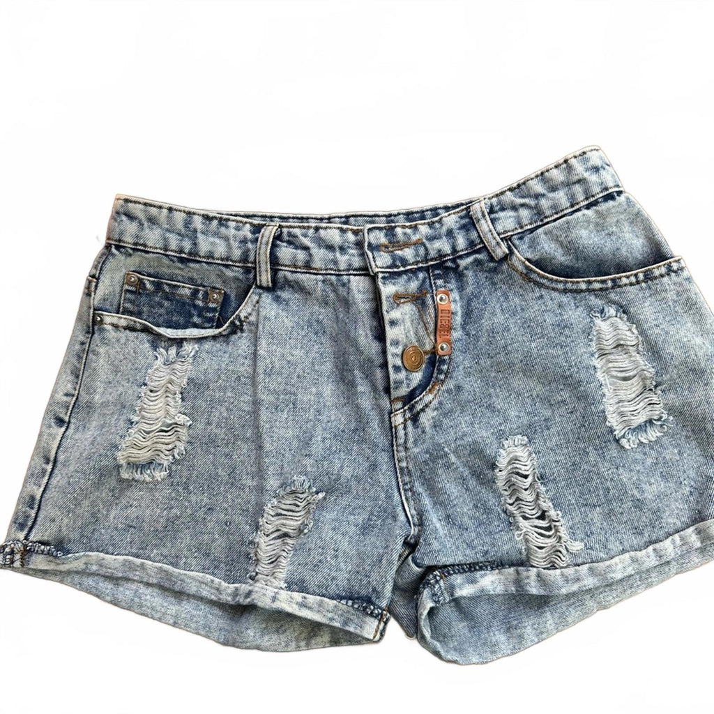 Diesel Distressed Denim Shorts Size 28